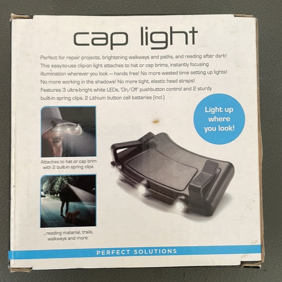 New Set of 3 Battery Operated Cap Lights - Picture 3 of 7